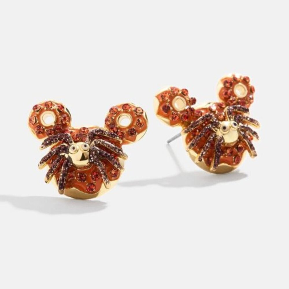 BaubleBar x Disney Mickey Spider Donut jeweled earrings